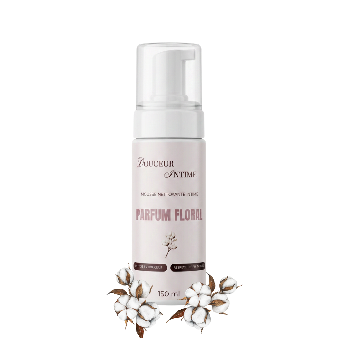 Mousse nettoyante intime - Parfum floral - 150 ml