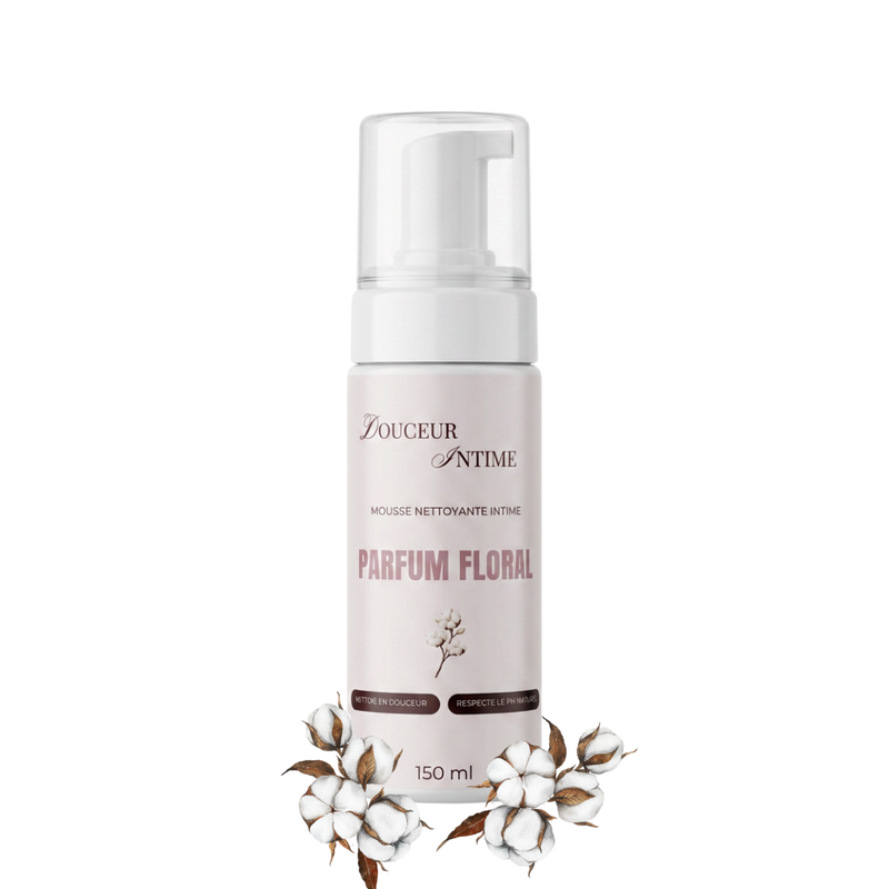 Mousse nettoyante intime - Parfum floral - 150 ml
