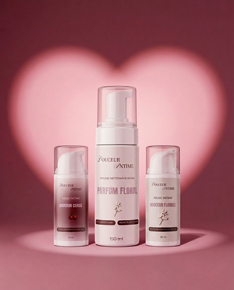 Pack Rituel Intime Complet - Mousse intime + muscs