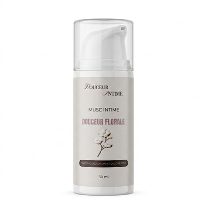 Gel musc intime - Douceur floral - Parfum fleur de coton - 30 ml