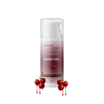 Gel musc intime - Douceur Cerise - Parfum cerise - 30 ml