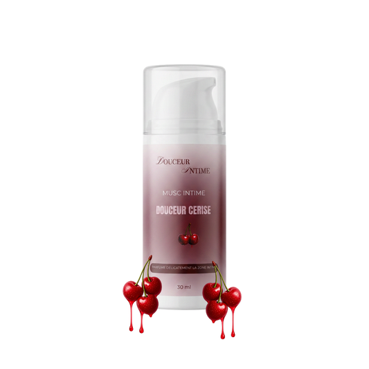 Gel musc intime - Douceur Cerise - Parfum cerise - 30 ml