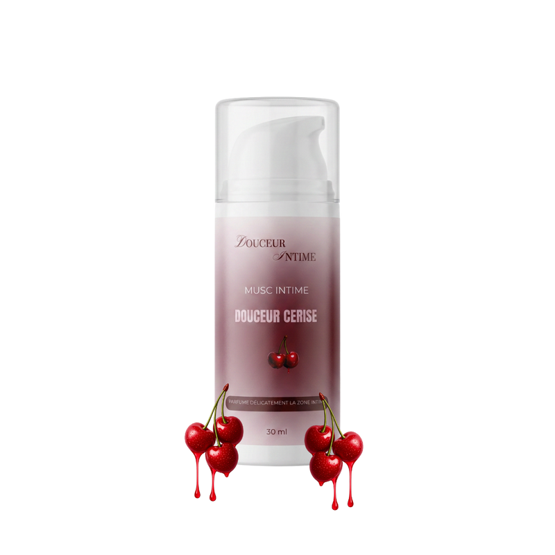 Gel musc intime - Douceur Cerise - Parfum cerise - 30 ml