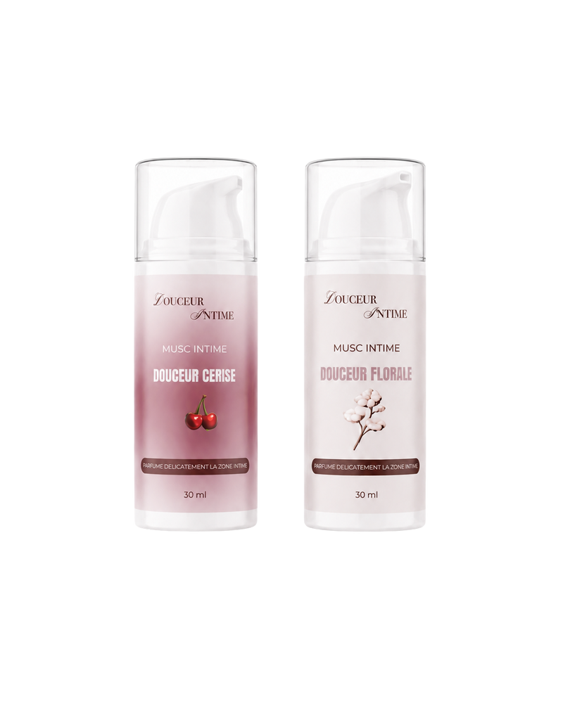 Pack duo Musc Intime - Douceur florale et Parfum Cerise