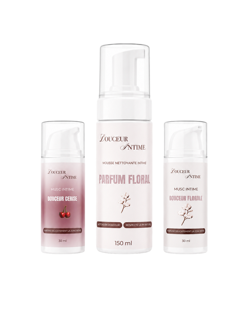 Pack Rituel Intime Complet - Mousse intime + muscs